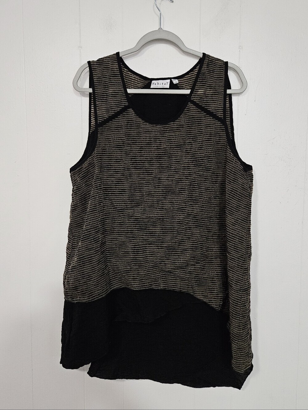 Habitat Sleeveless Asymetrical Blouse - Picture 2 of 7